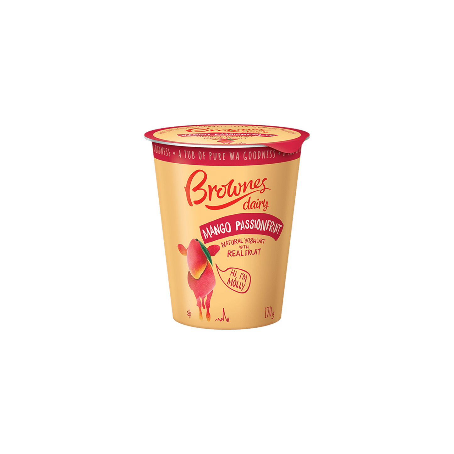 Brownes Mango and Passionfruit Yoghurt - 1kg