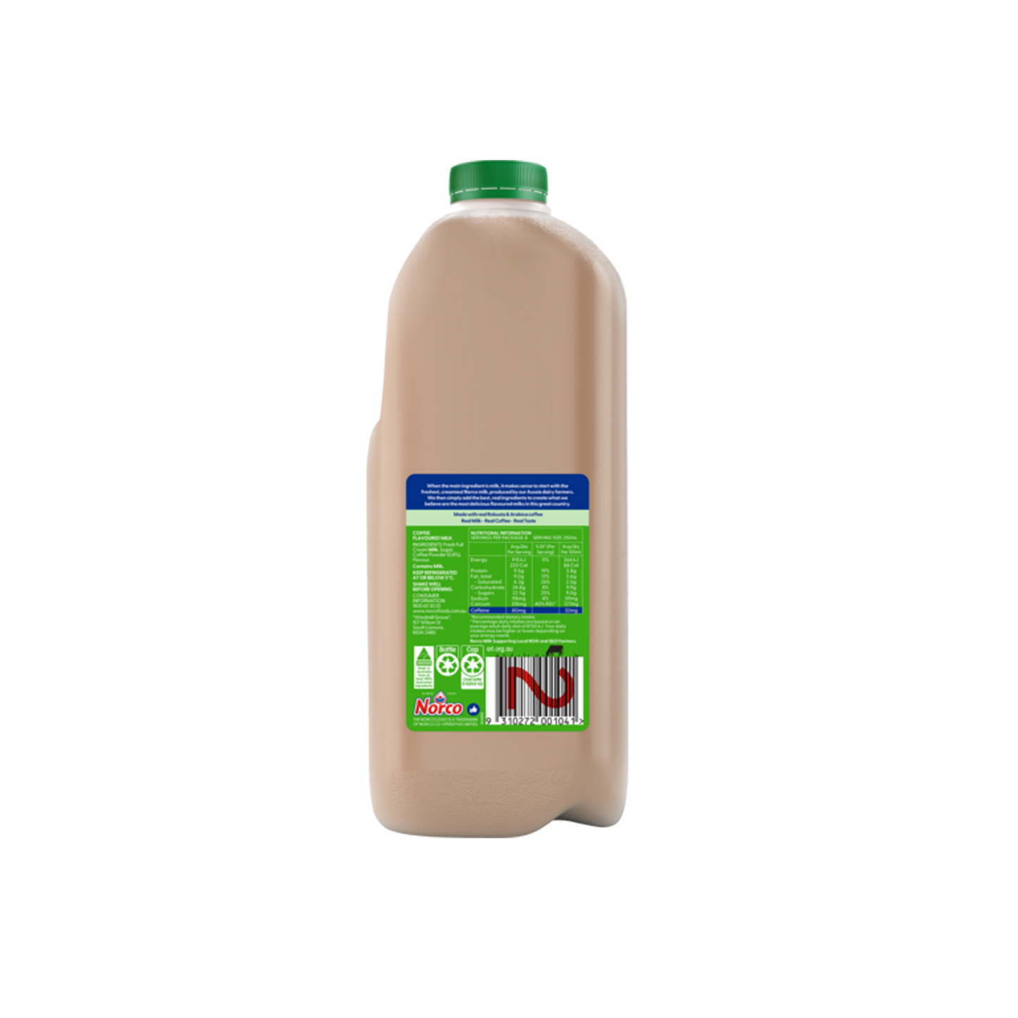 Norco Double Shot Coffee Flavoured Milk 2L