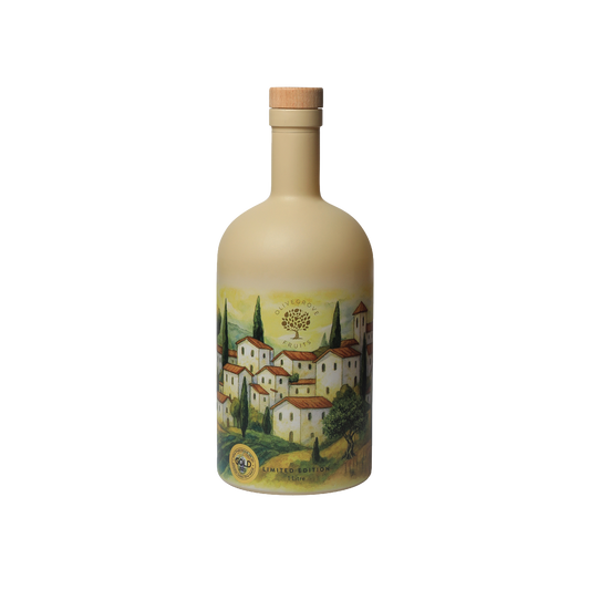 Olivegrove Extra Virgin Olive Oil - Limited Edition Bottle 1 Litre with Bag and Poorer