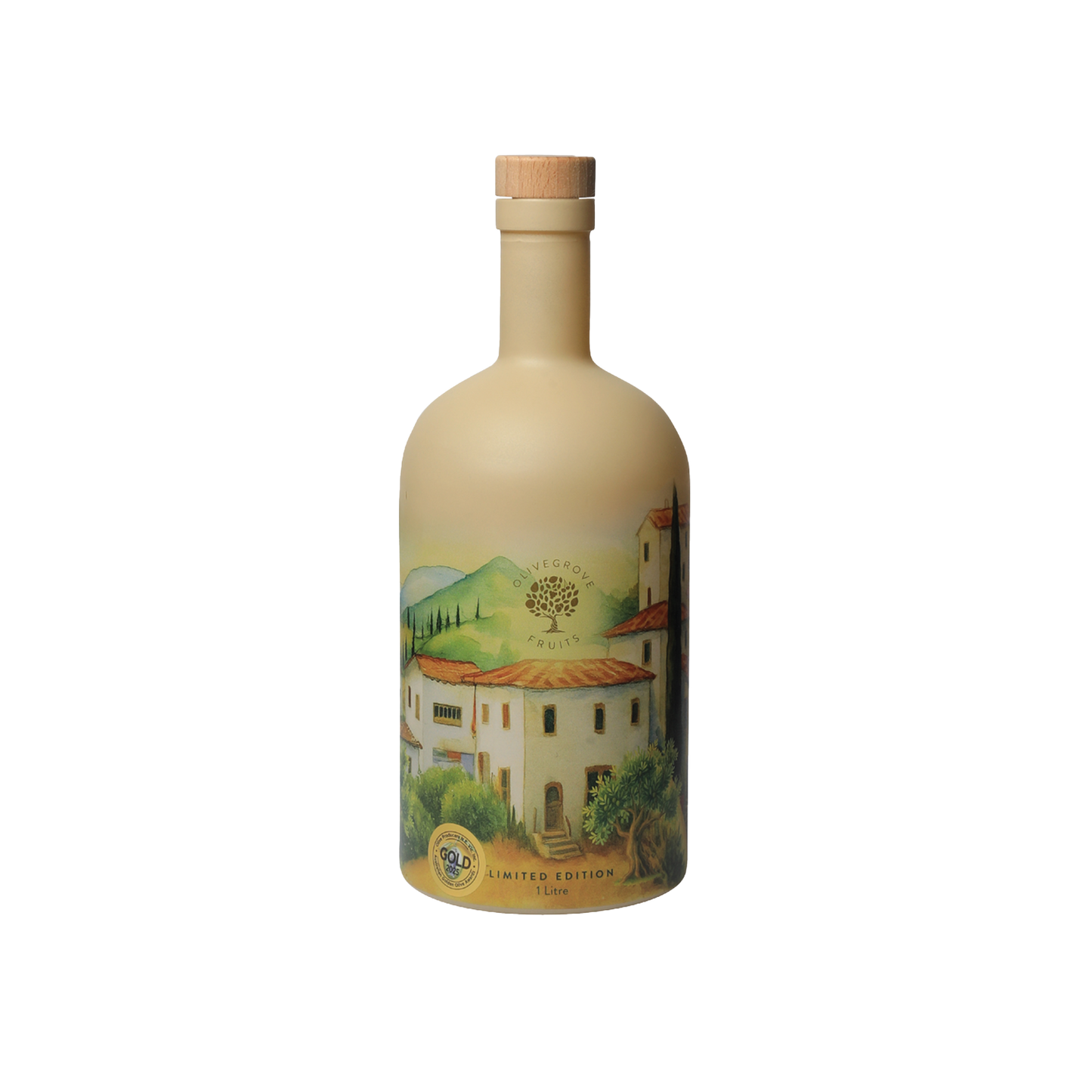 Olivegrove Extra Virgin Olive Oil - Limited Edition Bottle 1 Litre with Bag and Poorer