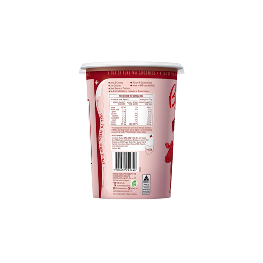 Brownes Strawberry Yoghurt - 1kg