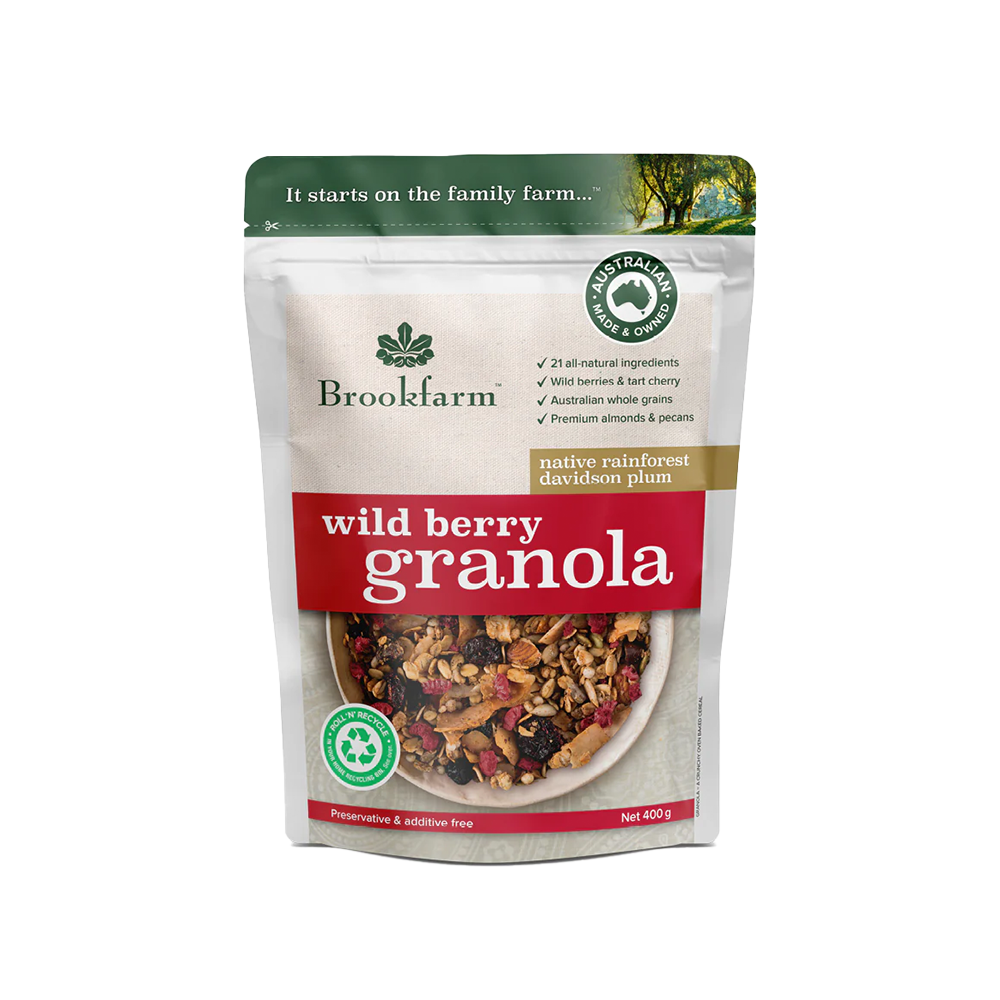 Brookfarm Wild Berry Granola 400g