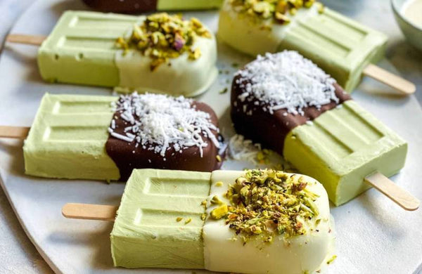 Avocado and Coconut Icy Poles