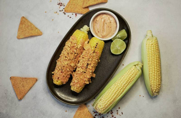Roasted Corn with Smoked Chilli Mayo