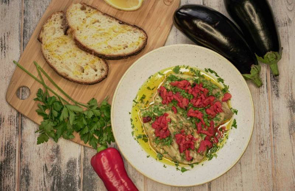 Roast Eggplant, Lemon & Garlic Dip