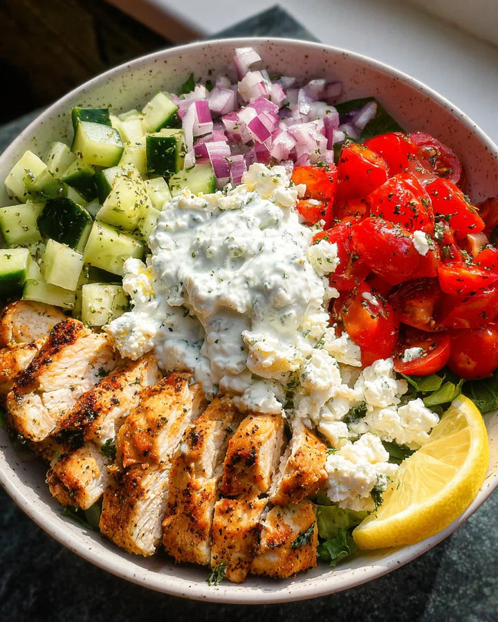 Greek Chicken Bowls