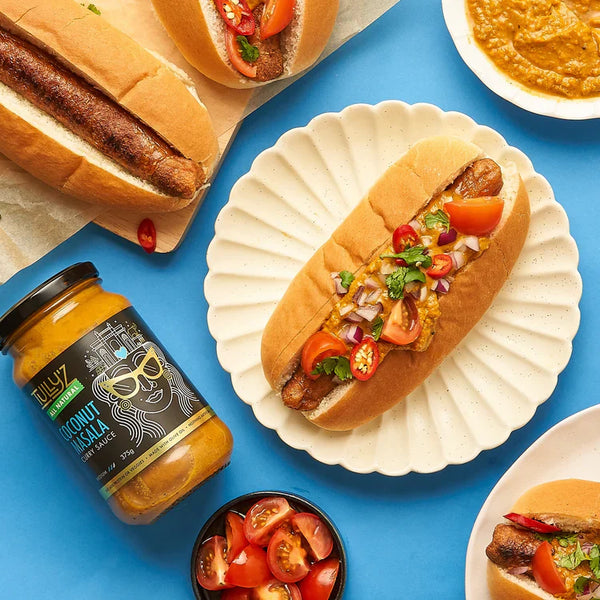 Coconut Masala Slumdogs with Bollywood Salsa – A Fun Street-Style Meal