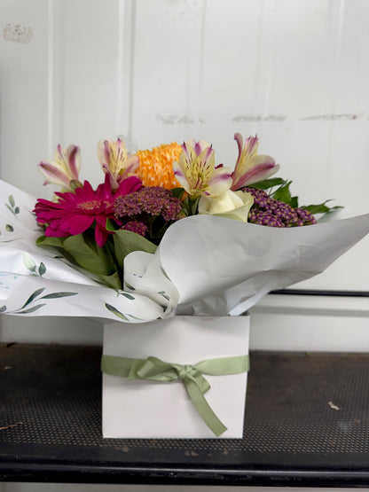 Small Boxed Seasonal Flowers