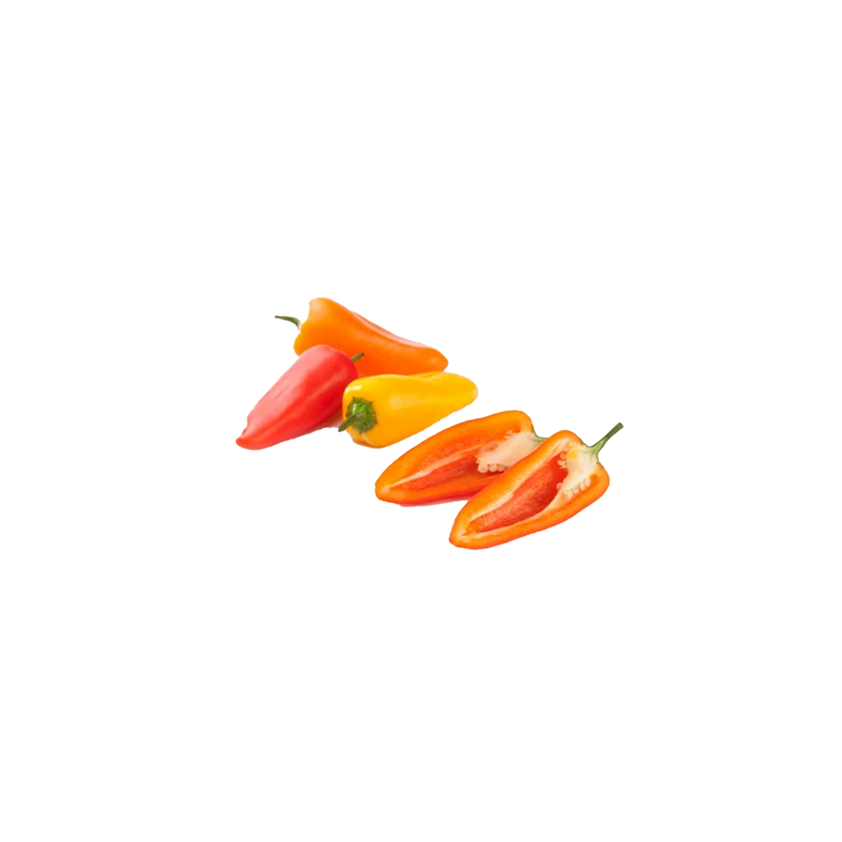 Minicaps Baby Sweet Capsicums - 500g packs Red and Orange Mix