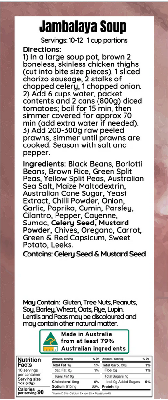 Jambalaya Soup Mix