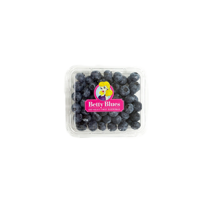 Betty Blues Blueberries 125g Premium Punnets Jumbo - 2 For $7