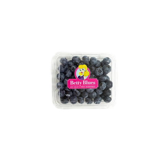 Betty Blues Blueberries 125g Premium Punnets Jumbo - 2 For $7