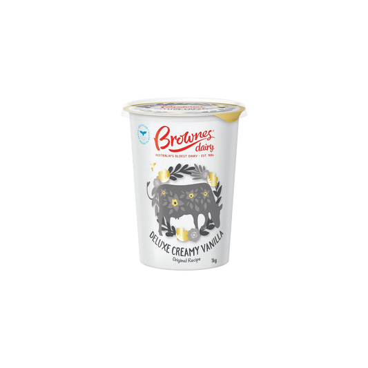 Brownes Deluxe Creamy Vanilla Yoghurt - 1kg