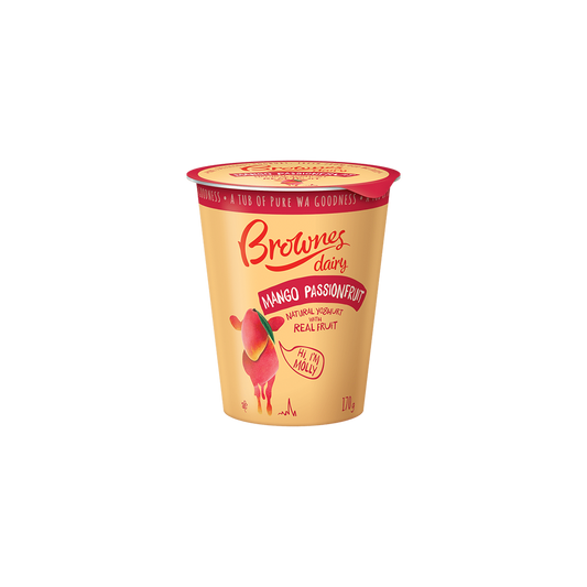 Brownes Mango and Passionfruit Yoghurt - 1kg