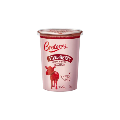 Brownes Strawberry Yoghurt - 1kg