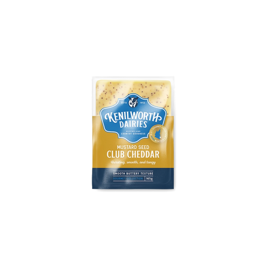 Kenilworth Mustard Seed Club Cheddar - 165g
