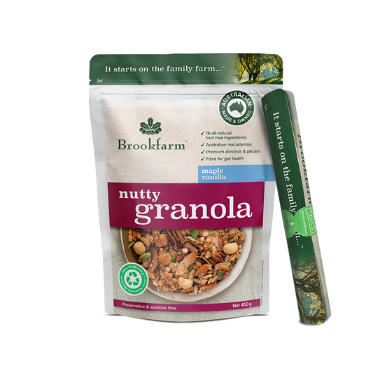 Brookfarm Nutty Granola Maple Vanilla 450g