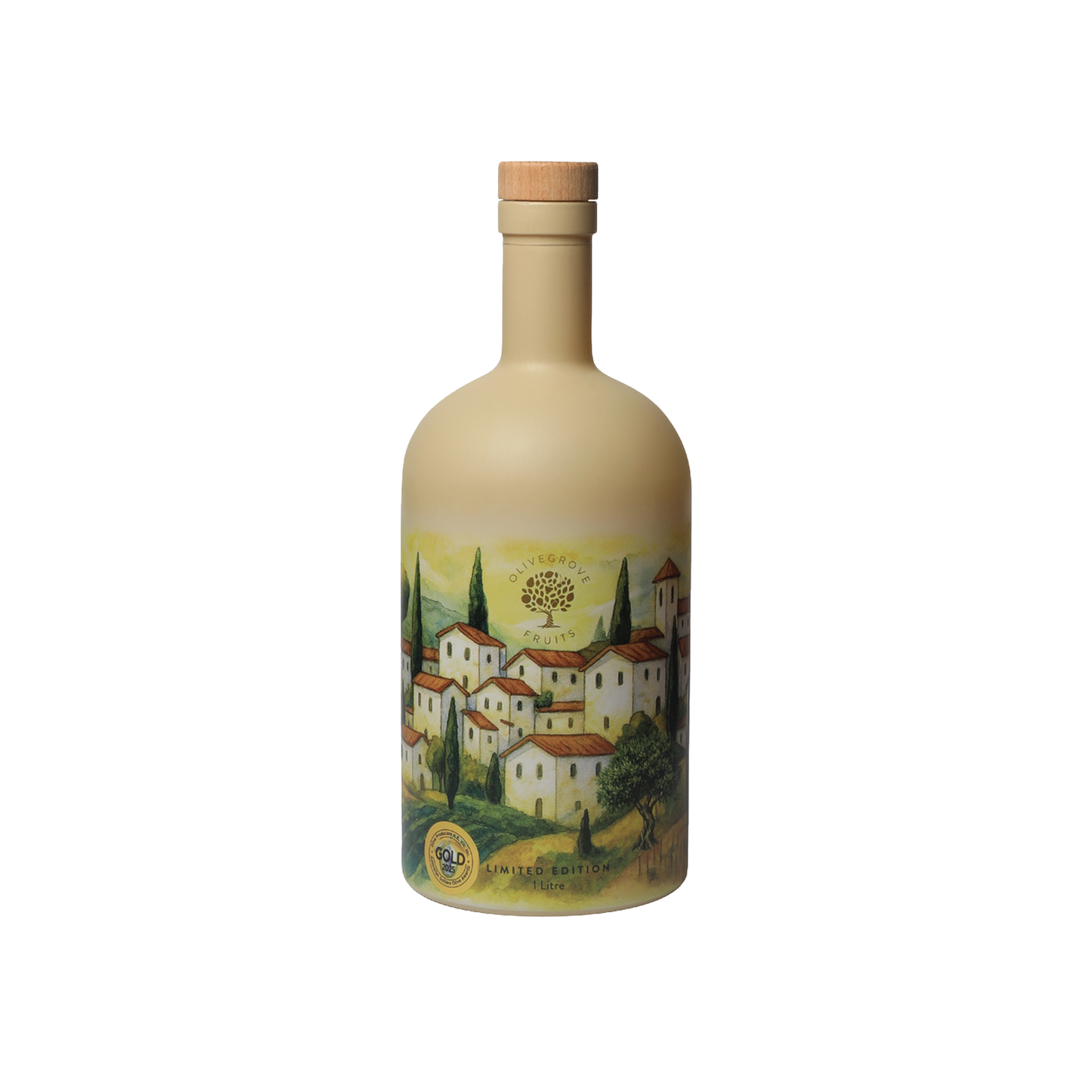 Olivegrove Extra Virgin Olive Oil - Limited Edition Bottle 1 Litre with Bag and Poorer