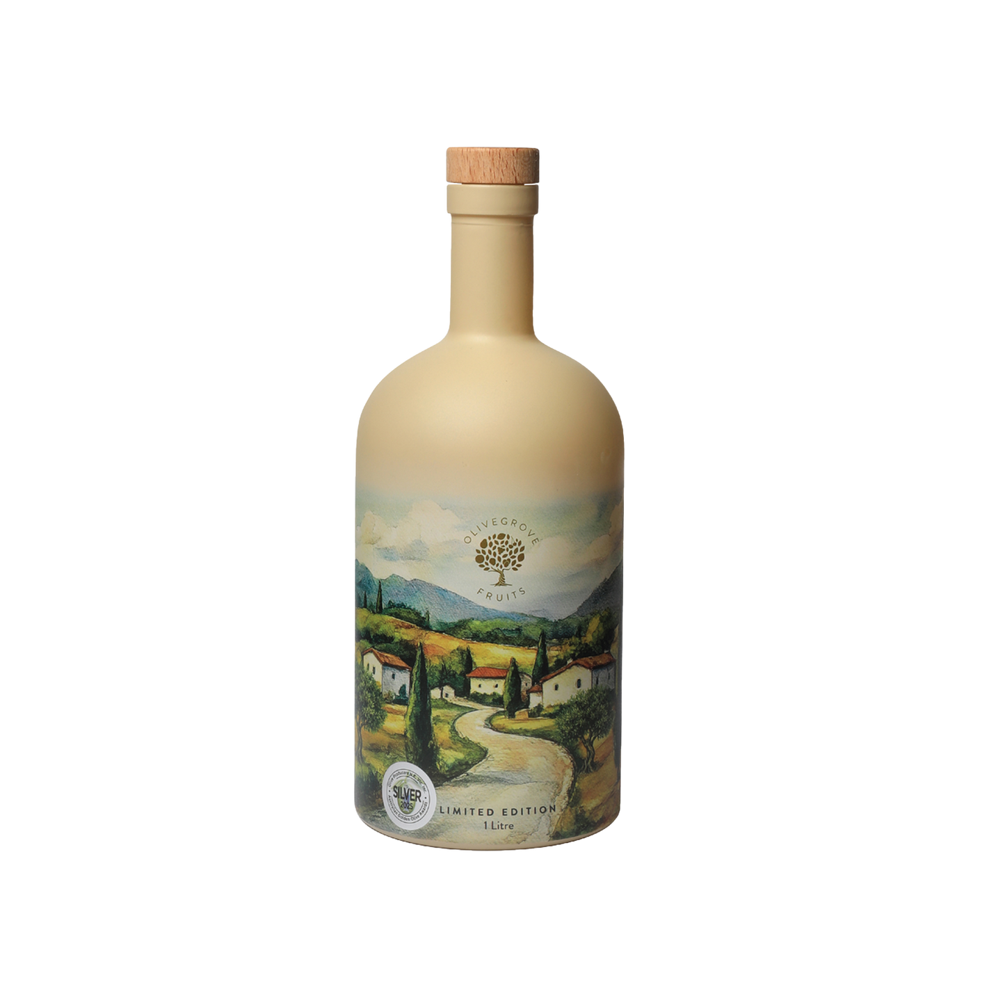 Olivegrove Extra Virgin Olive Oil - Limited Edition Bottle 1 Litre with Bag and Poorer