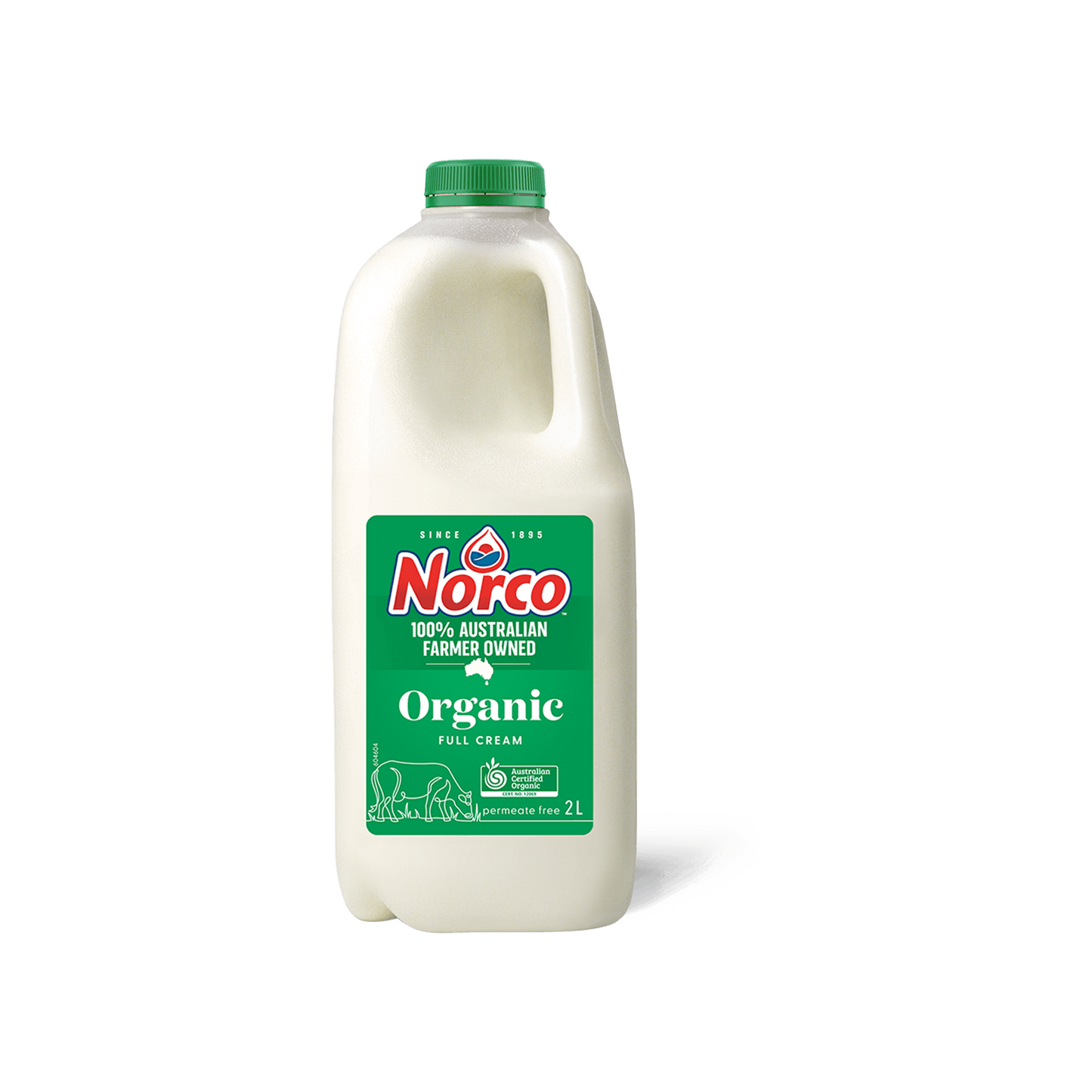 Wholesale Norco Organic Full Cream Milk 2lt