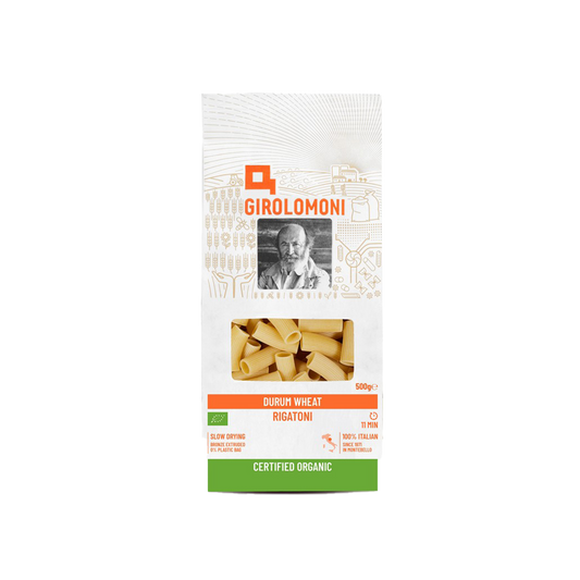 Girolomoni Durum Wheat Semolina Pasta Rigatoni 500g