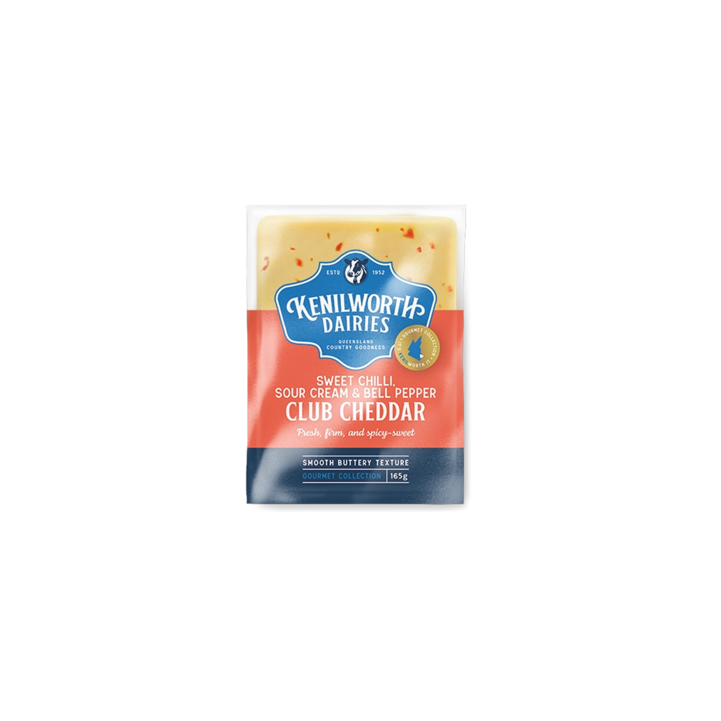 Kenilworth Sweet Chilli Sour Cream & Bell Pepper Cheddar Cheese -165g