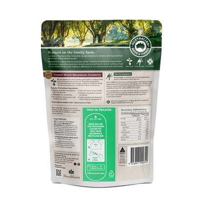 Brookfarm Cranberry & Macadamia Toasted Muesli 500g